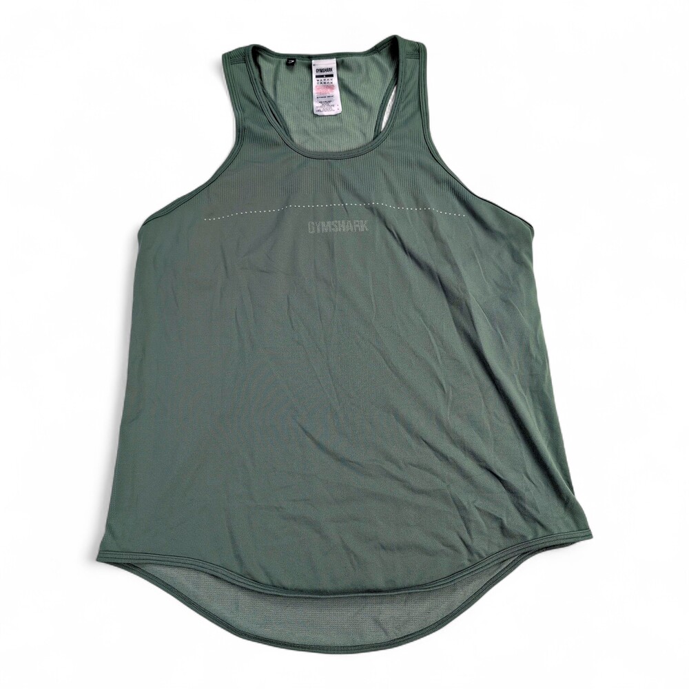 Gymshark Women's S Racerback Workout Tank Top Sage Green
